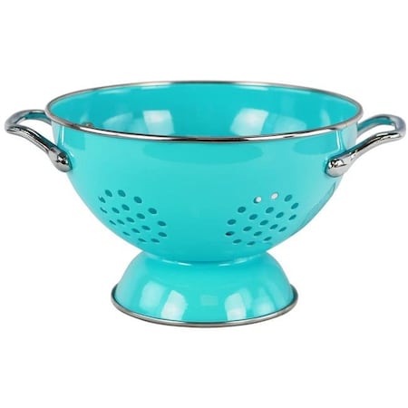 Reston Lloyd Reston Lloyd 08702 1.5 qt Colander Powder Coated Colander  Turquoise 8702